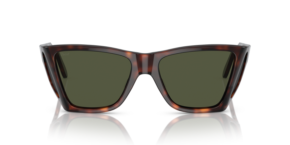 Persol PO0009 with Havana Frame and Green Lenses - Image 2