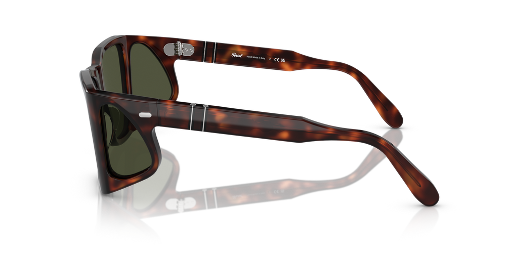 Persol PO0009 with Havana Frame and Green Lenses - Image 4