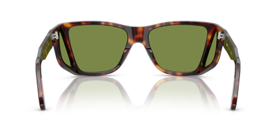 Persol PO0009 com armação Havana e lentes Verde - Imagens 5