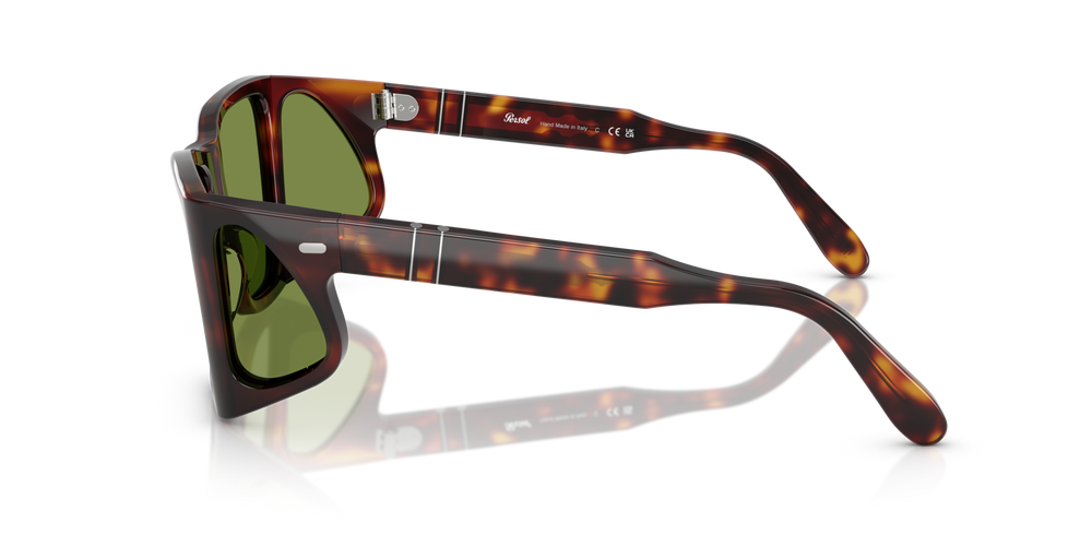 Persol PO0009 with Havana Frame and Green Lenses - Image 4