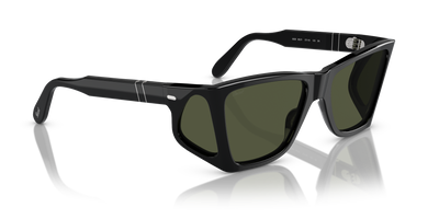 Persol PO0009 con Montatura Nero e Lenti Verde - Immagine 3