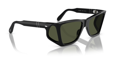 Persol PO0009 with Black Frame and Green Lenses - Image 3