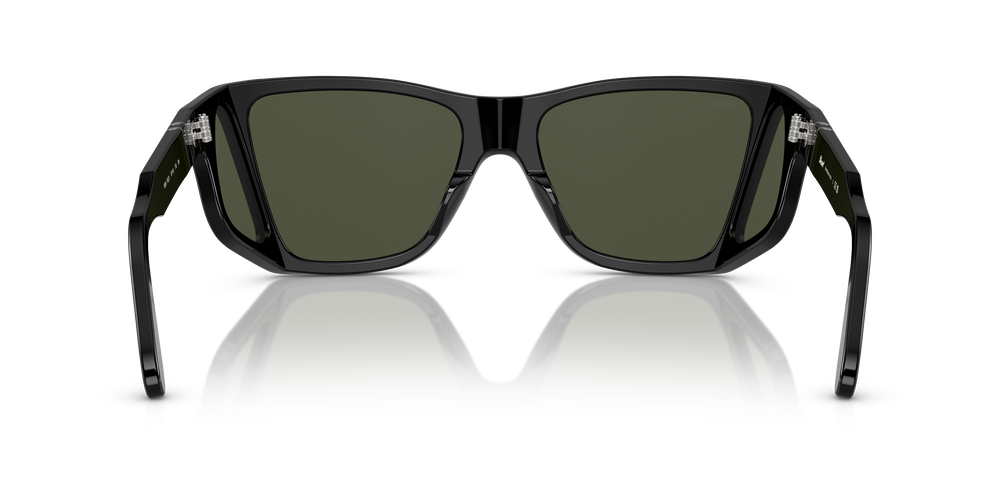 Persol PO0009 con Montatura Nero e Lenti Verde - Immagine 5