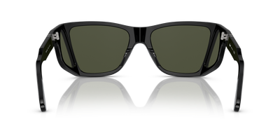 Persol PO0009 con Montatura Nero e Lenti Verde - Immagine 5