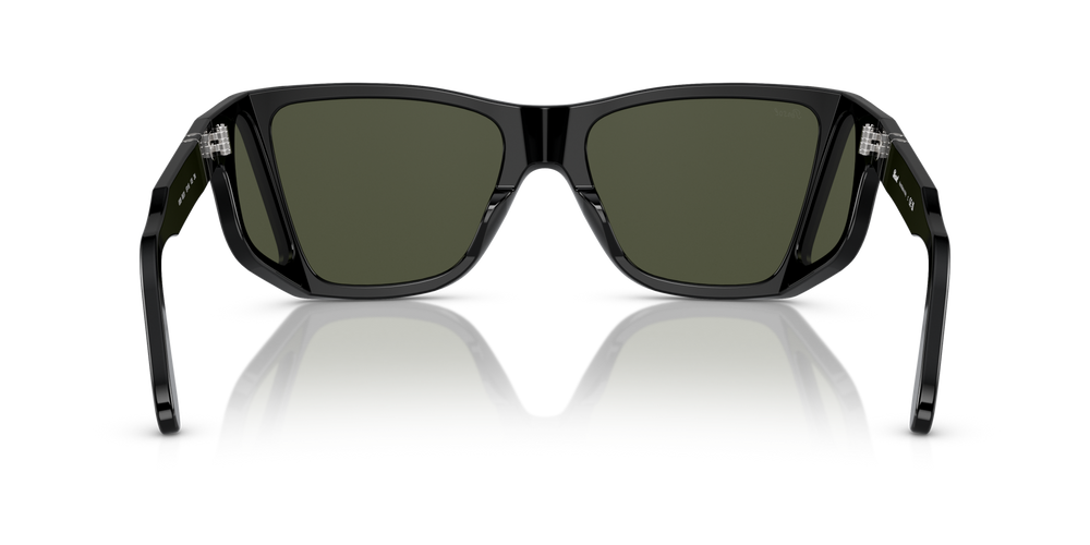 Persol PO0009 with Black Frame and Green Lenses - Image 5