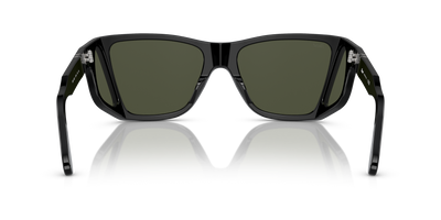 Persol PO0009 with Black Frame and Green Lenses - Image 5
