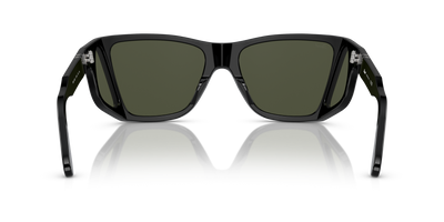 Persol PO0009 con Montura Negro y Lentes Verde - Imagen 5