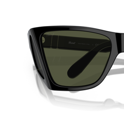 Persol PO0009 with Black Frame and Green Lenses – Variant Image