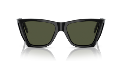 Persol PO0009 with Black Frame and Green Lenses - Image 2