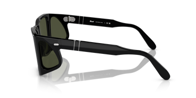 Persol PO0009 with Black Frame and Green Lenses - Image 4