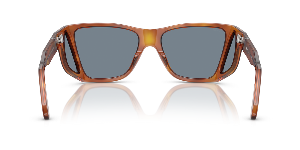 Persol PO0009 mit Terra Di Siena Gestell und Blau Gläsern - Bild 5