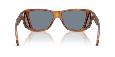 Persol PO0009 mit Terra Di Siena Gestell und Blau Gläsern - Bild 5