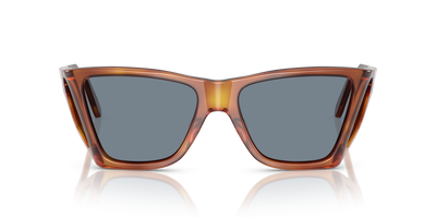 Persol PO0009 mit Terra Di Siena Gestell und Blau Gläsern - Bild 2