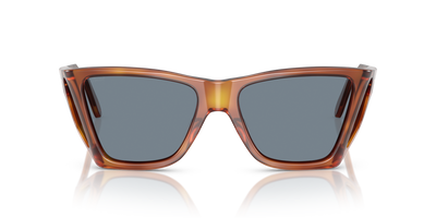 Persol PO0009 with Terra Di Siena Frame and Blue Lenses - Image 2
