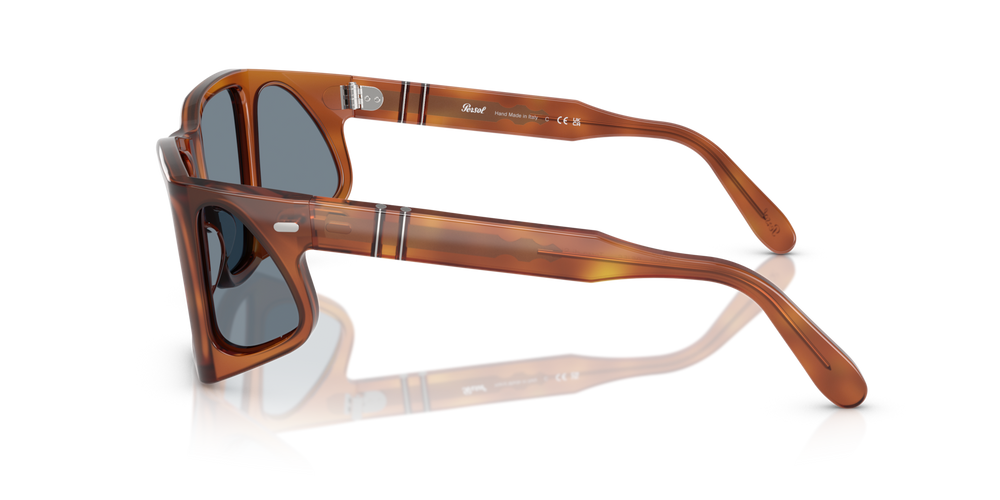 Persol PO0009 with Terra Di Siena Frame and Blue Lenses - Image 4