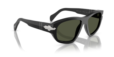 Persol PO0050S mit Schwarz Gestell und Grün Gläsern - Bild 3