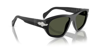 Persol PO0050S mit Schwarz Gestell und Grün Gläsern - Bild 3