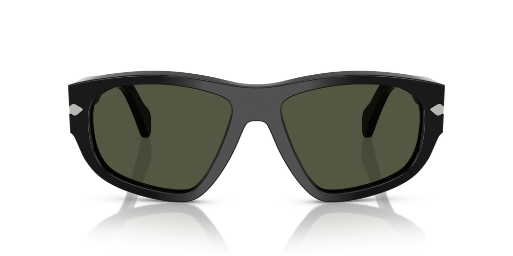 Persol PO0050S mit Schwarz Gestell und Grün Gläsern - Bild 2
