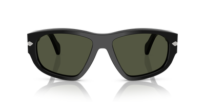 Persol PO0050S mit Schwarz Gestell und Grün Gläsern - Bild 2