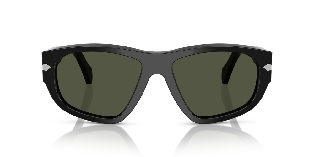 Persol PO0050S mit Schwarz Gestell und Grün Gläsern - Bild 2