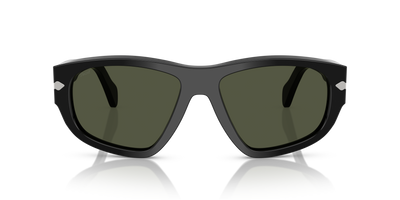 Persol PO0050S mit Schwarz Gestell und Grün Gläsern - Bild 2