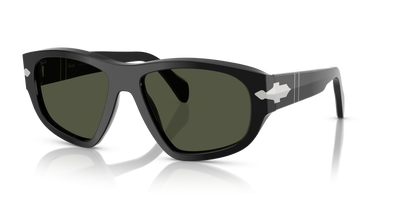 Persol PO0050S mit Schwarz Gestell und Grün Gläsern - Bild 1