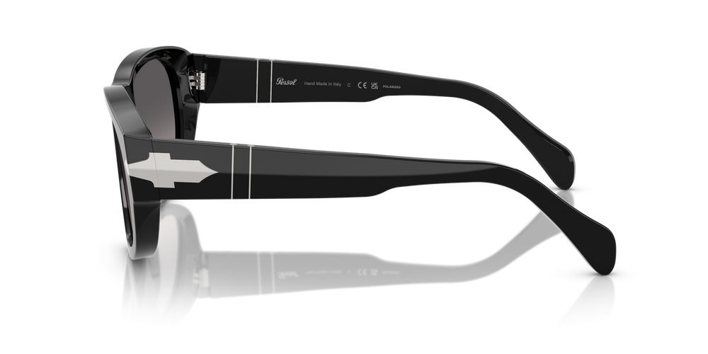 Persol PO0050S con Montura Negro y Lentes Gris - Imagen 4