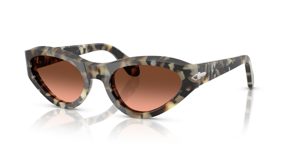 Persol PO0052S with Brown Tortoise Frame and Pink Lenses - Image 1