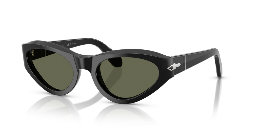 Persol PO0052S with Black Frame and Green Lenses - Image 1