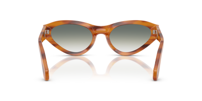 Persol PO0052S with Striped Brown Frame and Green Lenses - Image 5