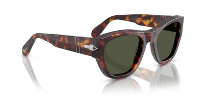 Persol PO0054S with Havana Frame and Green Lenses - Image 3