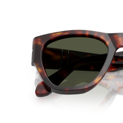 Persol PO0054S with Havana Frame and Green Lenses – Variant Image