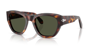 Persol PO0054S with Havana Frame and Green Lenses - Image 1