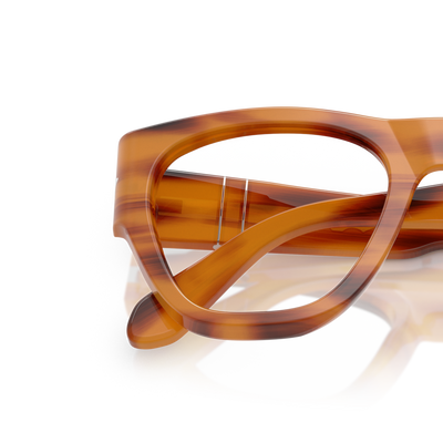Persol PO0054V avec Monture Rayé Marron – Image variante