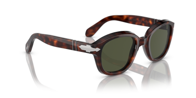 Persol PO0060S with Havana Frame and Green Lenses - Image 3