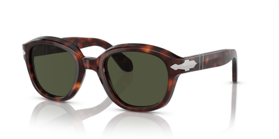 Persol PO0060S with Havana Frame and Green Lenses - Image 1