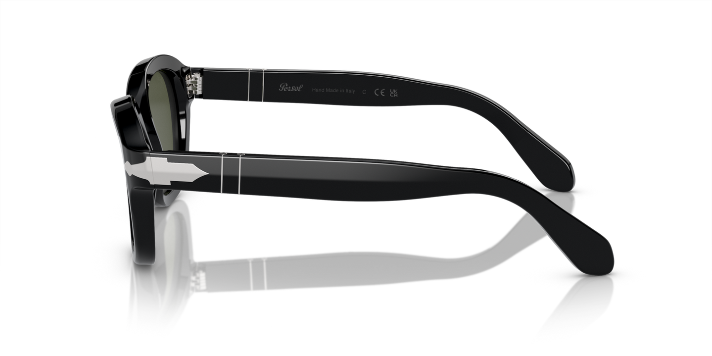 Persol PO0060S com armação Preto e lentes Verde - Imagens 1