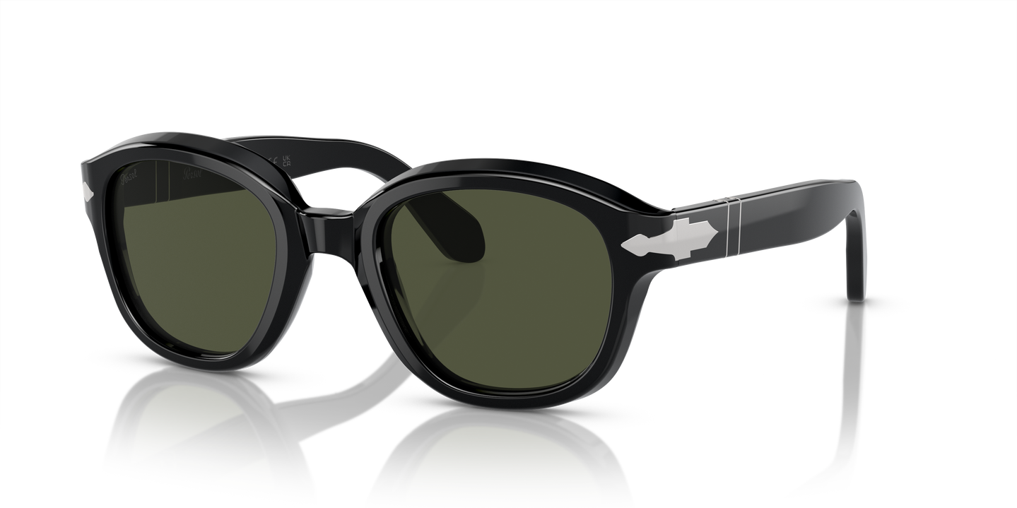 Persol PO0060S with Black Frame and Green Lenses - Image 1