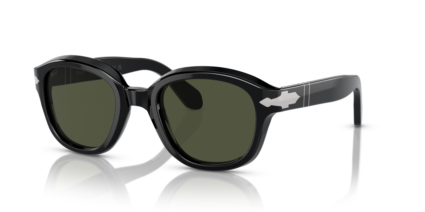 Persol PO0060S com armação Preto e lentes Verde - Imagens 1