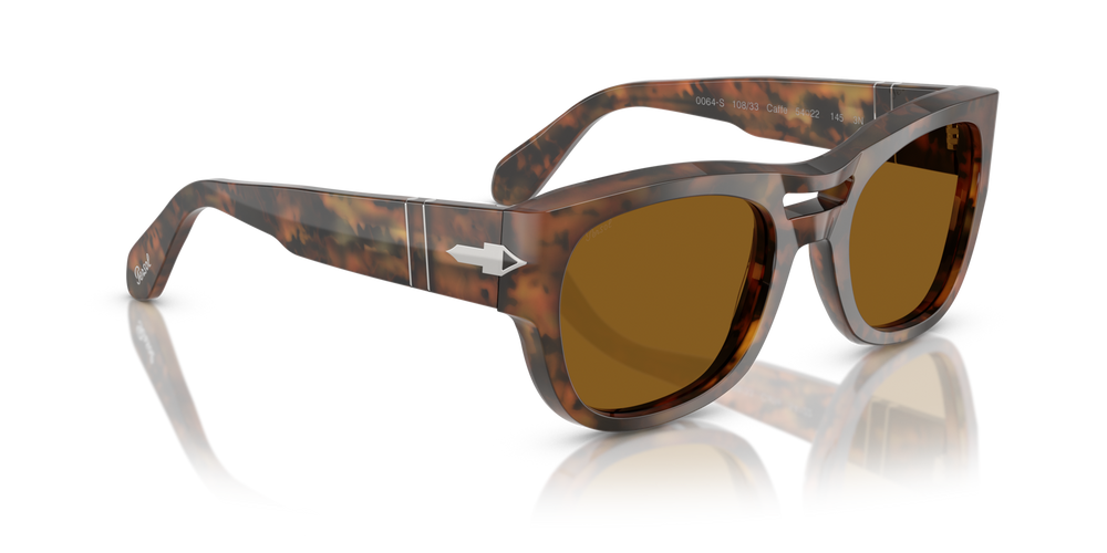Persol PO0064S con Montura Café y Lentes Marrón - Imagen 3