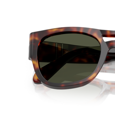 Persol PO0064S avec Monture Havana et Verres Vert – Image variante