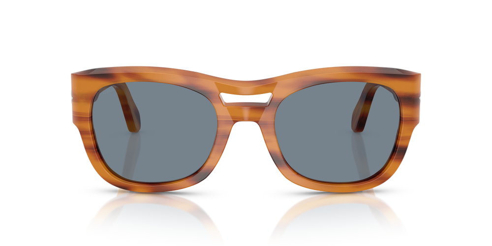 Persol PO0064S con Montatura Striato Marrone e Lenti Blu - Immagine 2