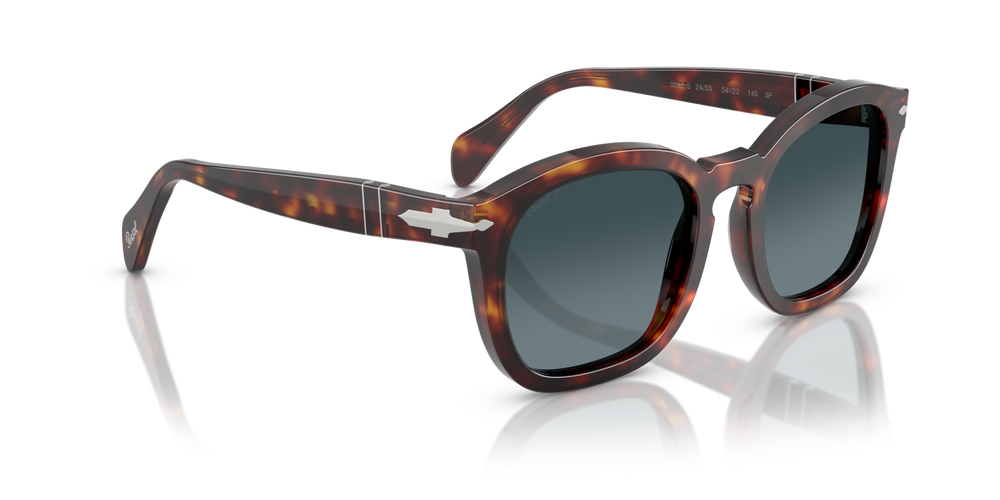 Persol PO0082S with Havana Frame and Blue Lenses - Image 3