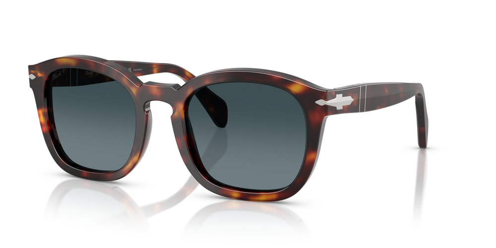 Persol PO0082S with Havana Frame and Blue Lenses - Image 1