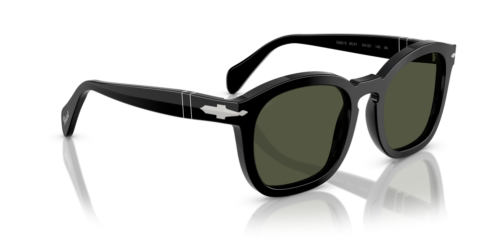 Persol PO0082S with Black Frame and Green Lenses - Image 3