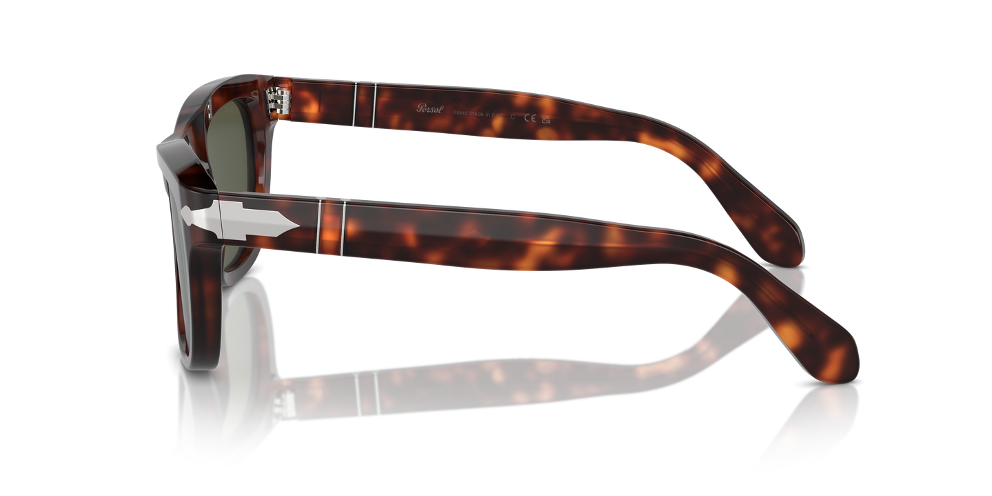 Persol PO0086S with Havana Frame and Green Lenses - Image 1