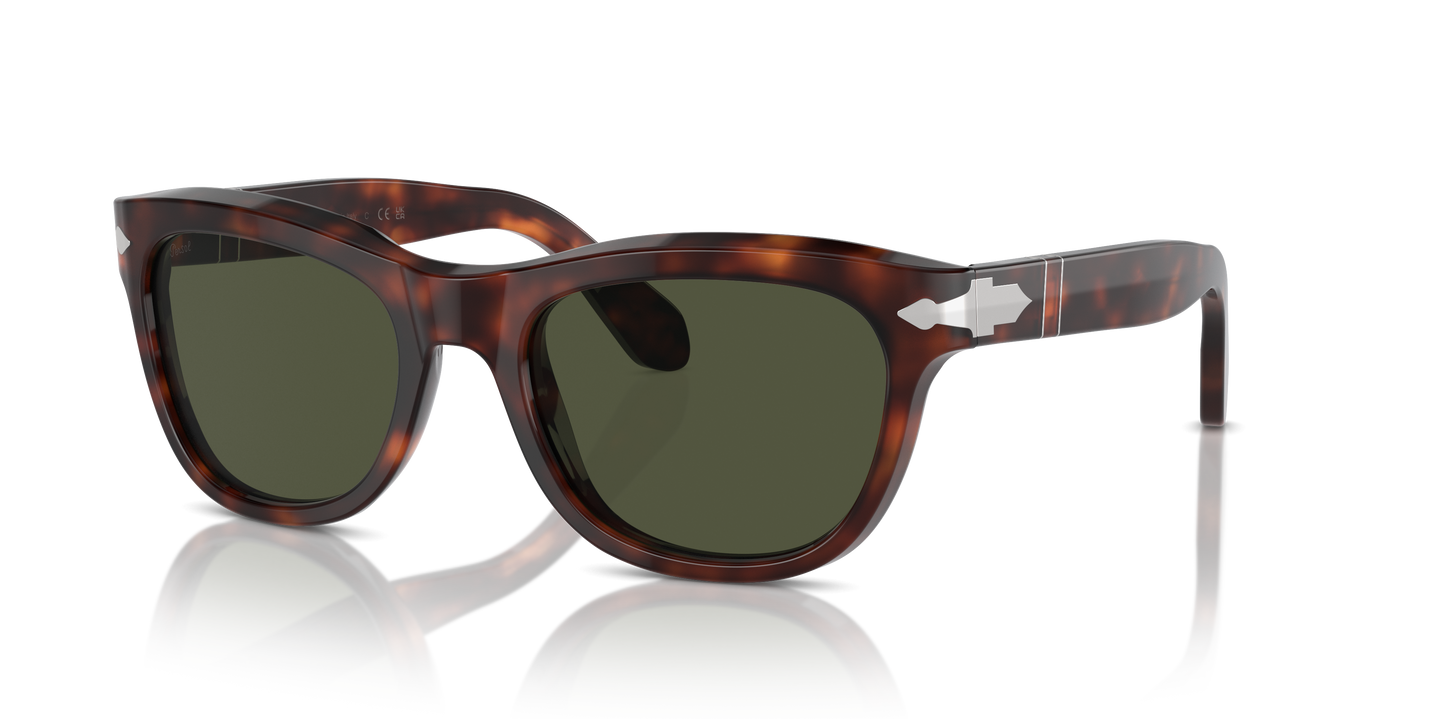 Persol PO0086S with Havana Frame and Green Lenses - Image 1