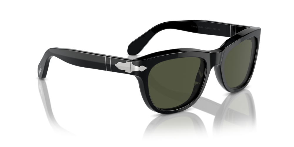 Persol PO0086S mit Schwarz Gestell und Grün Gläsern - Bild 3