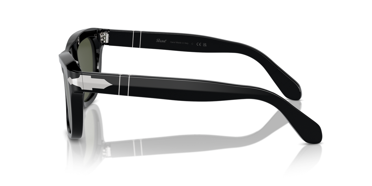 Persol PO0086S mit Schwarz Gestell und Grün Gläsern - Bild 1