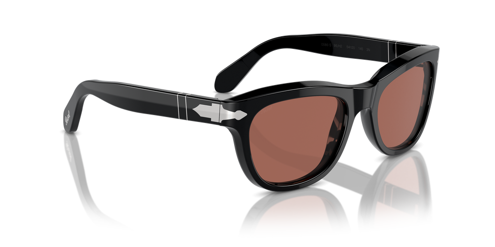 Persol PO0086S con Montatura Nero e Lenti Marrone - Immagine 3